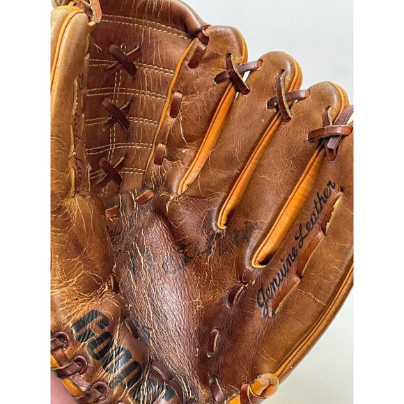 Cooper 735 Baseball glove mitt LH left hand 11" Rawhide Laced genuine leather - Picture 5 of 11